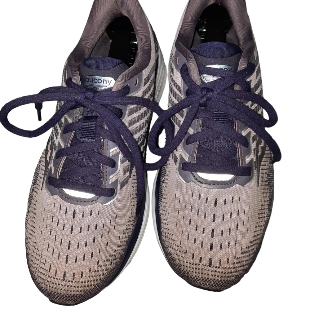 Saucony Ride13 Purple Lilac PWRRUN Running Shoes SZ 7